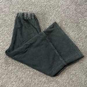 Easel Charcoal Elastic Waist Pants